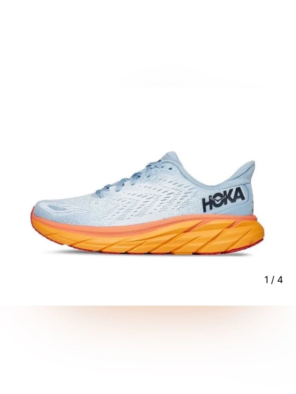 HOKA ONE ONE Clifton 8 women’s 'Summer Song Ice Flow' size 10B EUC